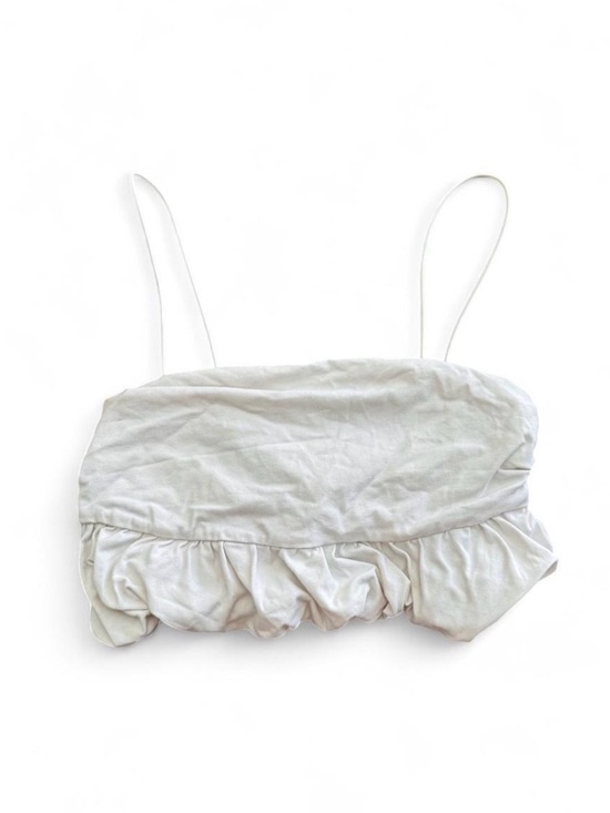Urban Outfitters Tops - Urban Outfitters White Bandeau Ruffle Top